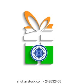 Vector modern Indian republic day background. Eps10