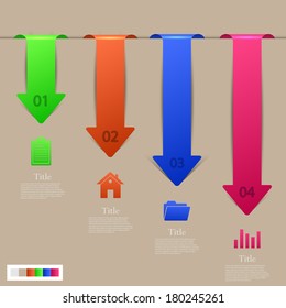 Vector modern infographic element design. Eps 10