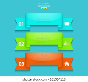 Vector modern infographic element design. Eps 10