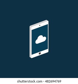 Vector modern isometric smartphone 