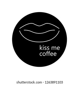 Vector Modern Kiss Logo