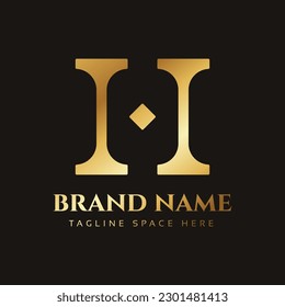 Moderner Vektor-Brief-h-Logo-Design