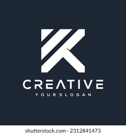 Vector modern letter propeller logo design