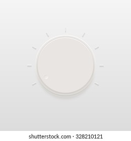 Vector modern light regulator or control icon background. Eps10