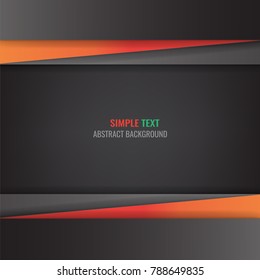 Vector modern line abstract black background and wallpaper template