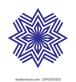 Vector Modern Linear Abstract Shape.