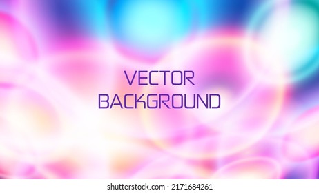 Vector. Modern liquid horizontal background. Abstract plasma. Yellow and blue lights. Soft light spectral colors. Spectacular texture with chaotic waves. Trendy minimalistic design for social networks