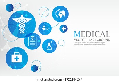 vector modern medical communication concept