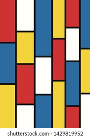 vector modern mondrian design background for brochure banner and publication