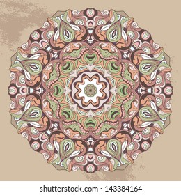 Vector Modern  Ornamental Lace Pattern.
