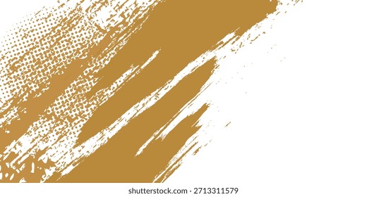 Vector moderno pincel grunge con textura de patrón de puntos de semitono