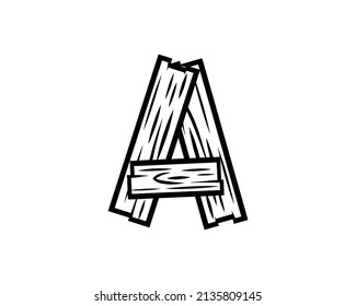 Vector of modern paper font and alphabet