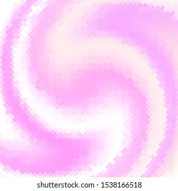 Vector Modern Pink Mosaic Background.  Abstract Square Pattern.