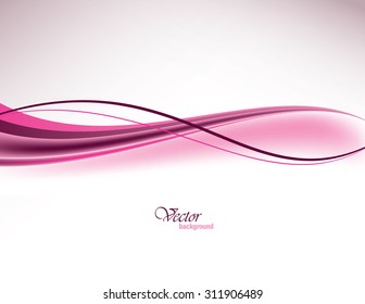 Vector Modern Pink Wavy Background. Eps10.
