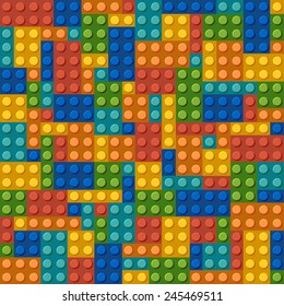 vector modern plastic constructor background texture. Eps10