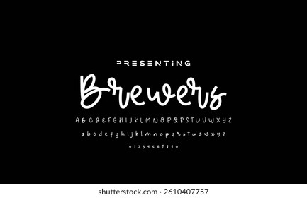 Vector of modern playful font and alphabet colorful alphabet, kid-colored sans serif letters, joyful festival font for bright fiesta logo, Mexican headline, birthday and greeting card.