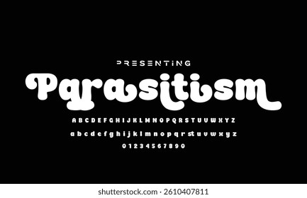 Vector of modern playful font and alphabet colorful alphabet, kid-colored sans serif letters, joyful festival font for bright fiesta logo, Mexican headline, birthday and greeting card.