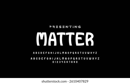 Vector of modern playful font and alphabet colorful alphabet, kid-colored sans serif letters, joyful festival font for bright fiesta logo, Mexican headline, birthday and greeting card.