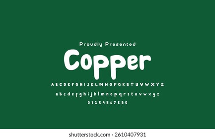 Vector of modern playful font and alphabet colorful alphabet, kid-colored sans serif letters, joyful festival font for bright fiesta logo, Mexican headline, birthday and greeting card.