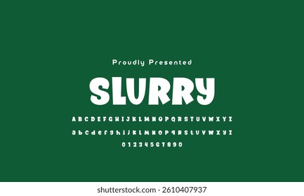 Vector of modern playful font and alphabet colorful alphabet, kid-colored sans serif letters, joyful festival font for bright fiesta logo, Mexican headline, birthday and greeting card.