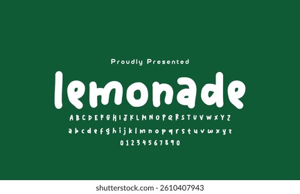 Vector of modern playful font and alphabet colorful alphabet, kid-colored sans serif letters, joyful festival font for bright fiesta logo, Mexican headline, birthday and greeting card.