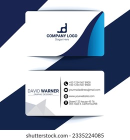 vector modern professional business card