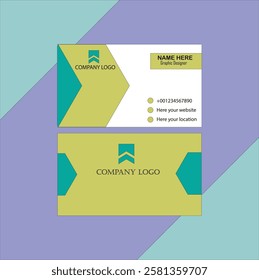 Vector modern professional business card