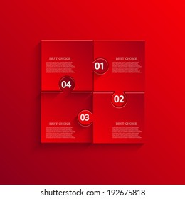 Vector modern puzzle icons background. Eps10 illustration