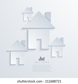 vector modern real estate background. Eps 10