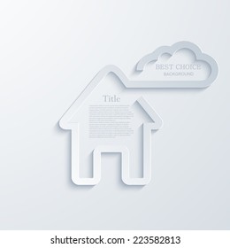 vector modern real estate background. Eps 10
