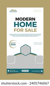 Vector modern real estate dream home social media facebook timeline cover creative story design
