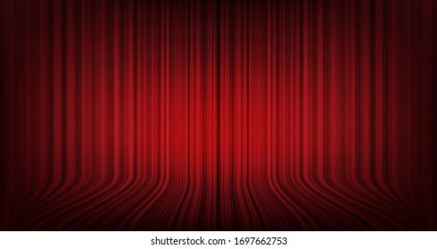 Vector Modern red curtain background,modern style.