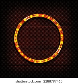 Vector modern retro billboard background with place for your text