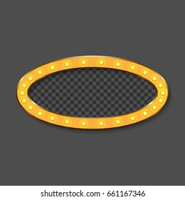 Vector modern retro billboard background with place for your text