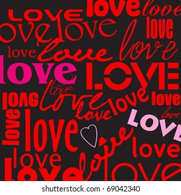 Vector modern romantic Valentine's Day background