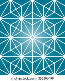 Vector modern  sacred geometry seamless pattern, abstract texture, background. Based on Hexagon.