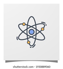 Vector modern science logo icon