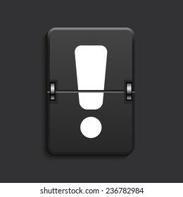 vector modern scoreboard black icon. Eps 10