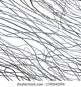 Vector de fondo moderno sin fisuras con lápices de pizarra líneas abstractas dibujadas a mano, garabatos. 