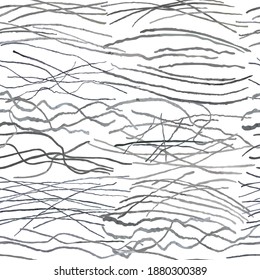 Vector de fondo moderno sin fisuras con lápices de pizarra líneas abstractas dibujadas a mano, garabatos. Utilícelo para papel de pared, impresión textil, rellenos de patrones, web, textura superficial, papel envolvente, diseño de presentación