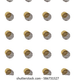 Vector modern seamless colorful Circle pattern, color abstract geometric background, multicolored print, retro texture,