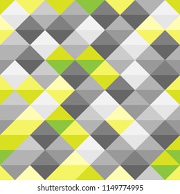 Vector modern seamless colorful geometry triangle pattern, color abstract geometric background, pillow multicolored print, retro texture, hipster fashion design