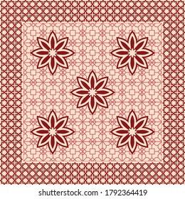 Patrón floral de geometría colorida moderna y sin costuras, fondo geométrico abstracto de color, impresión multicolor de almohada, textura retro,
