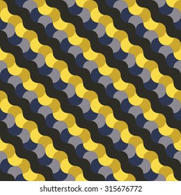 Vector modern seamless colorful geometry pattern  3d  , color yellow abstract geometric background,wallpaper print,  retro texture illusion, hipster fashion design