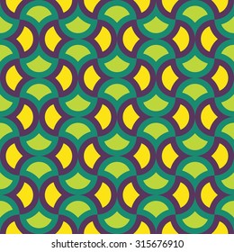 Vector modern seamless colorful geometry pattern leaf  , color green yellow abstract geometric background,wallpaper print,  retro texture, hipster fashion design