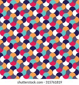 Vector modern seamless colorful geometry pattern  , color abstract geometric background,wallpaper print,  retro texture, hipster fashion design,