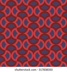 Vector modern seamless colorful geometry pattern petals, color red blue abstract geometric background, wallpaper print, retro texture, hipster fashion design