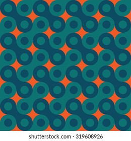 Vector modern seamless colorful geometry pattern, wrench, color blue orange abstract geometric background