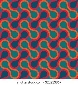 Vector modern seamless colorful geometry pattern, drops, color blue abstract geometric background, trendy multicolored print, retro texture, hipster fashion design