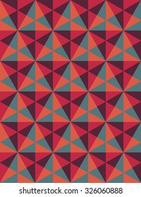 Vector modern seamless colorful geometry pattern, mosaic, color  abstract geometric background, trendy multicolored print, retro texture, hipster fashion design